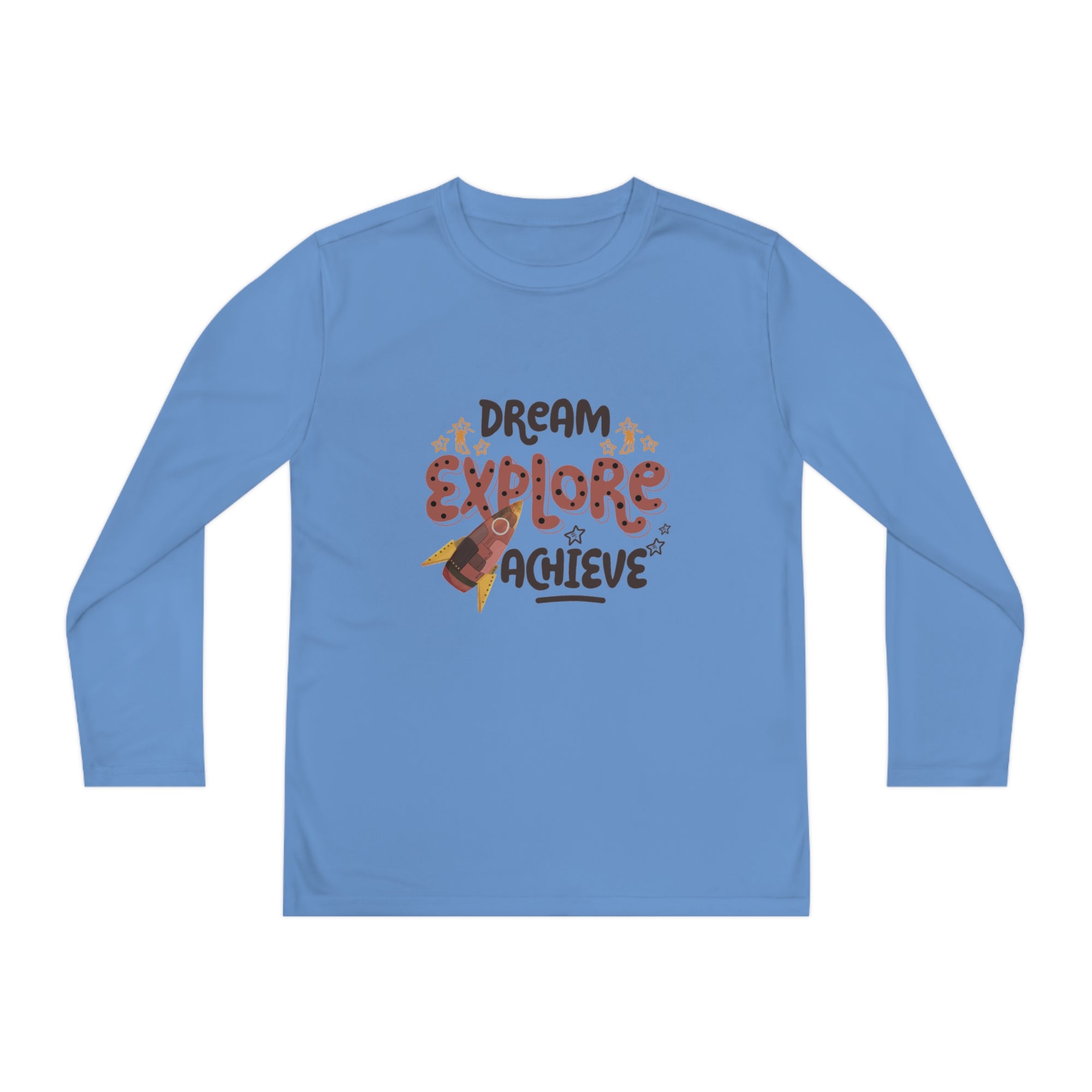 Youth Long Sleeve Competitor Tee - Dream, Explore, and Achieve