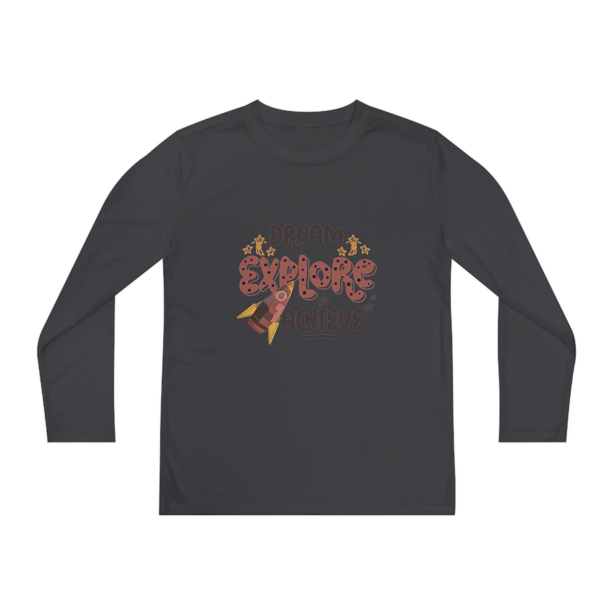 Youth Long Sleeve Competitor Tee - Dream, Explore, and Achieve