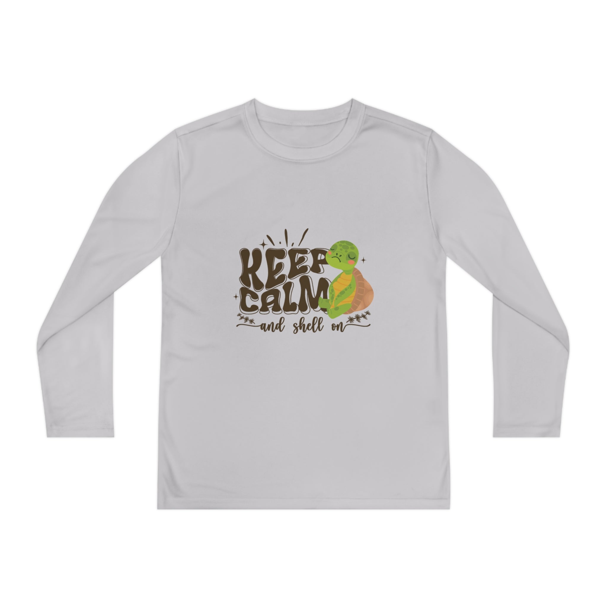 Youth Long Sleeve Competitor Tee - Keep Calm and Shell On