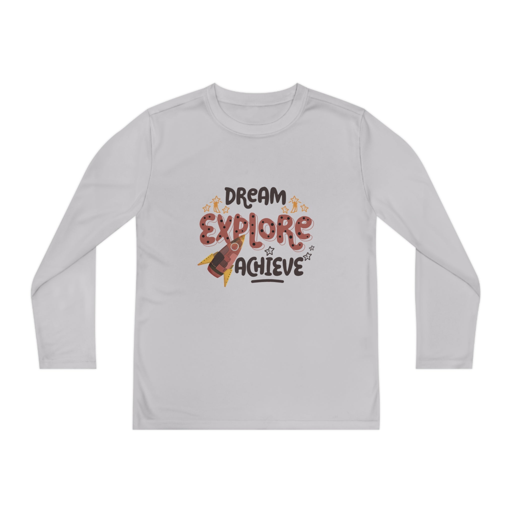 Youth Long Sleeve Competitor Tee - Dream, Explore, and Achieve