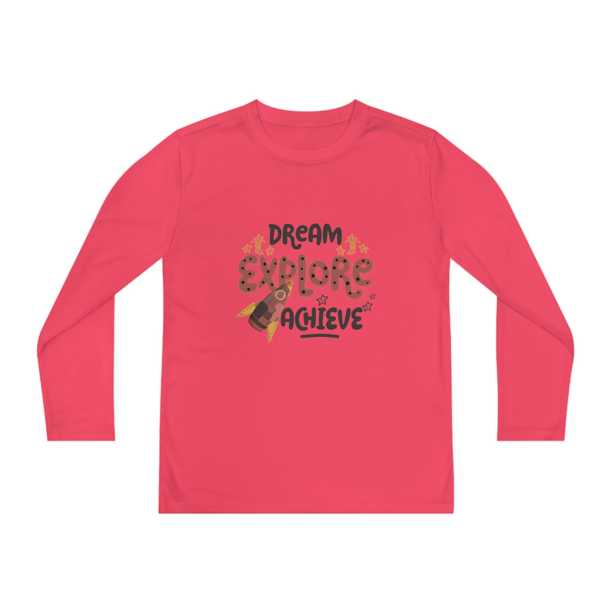 Youth Long Sleeve Competitor Tee - Dream, Explore, and Achieve