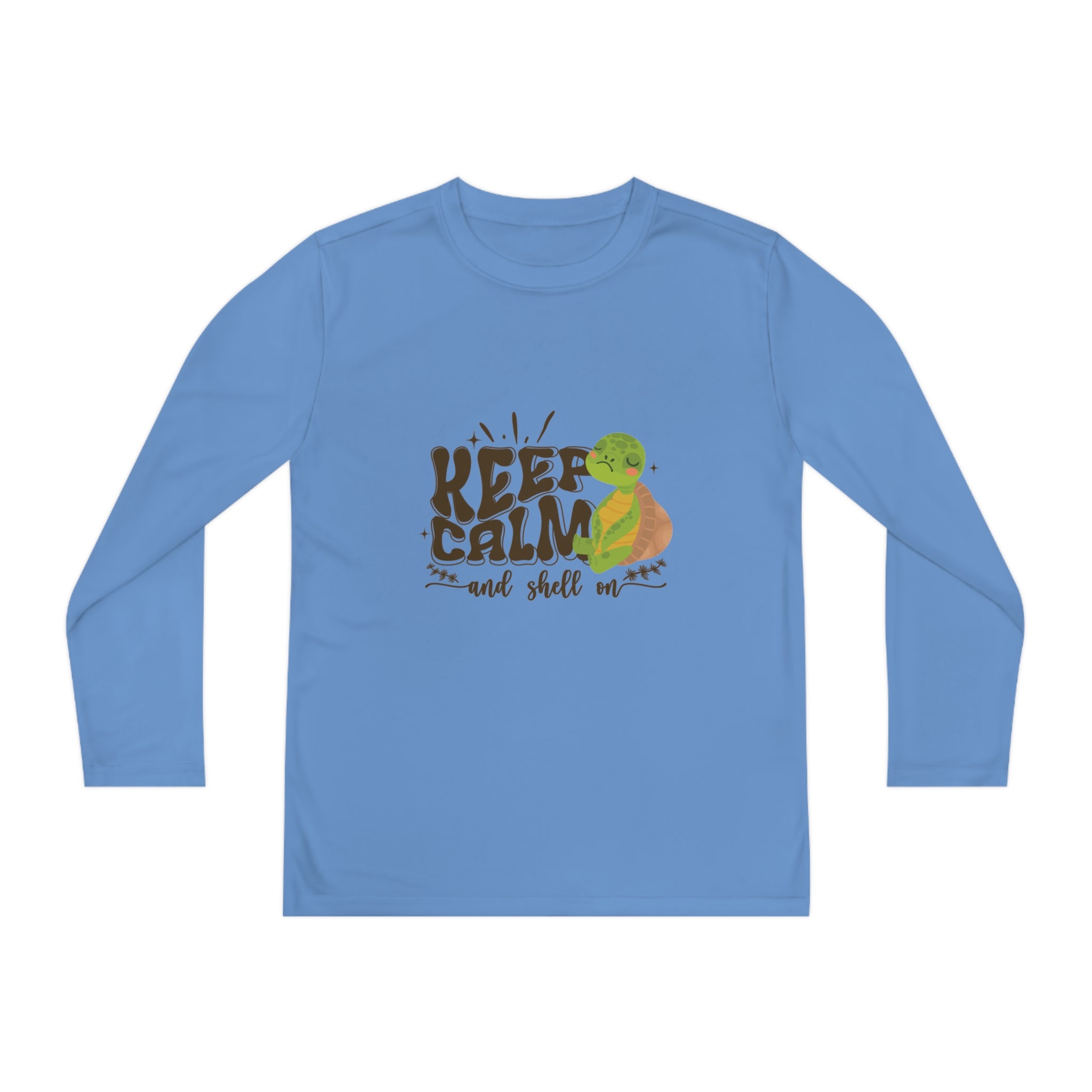 Youth Long Sleeve Competitor Tee - Keep Calm and Shell On