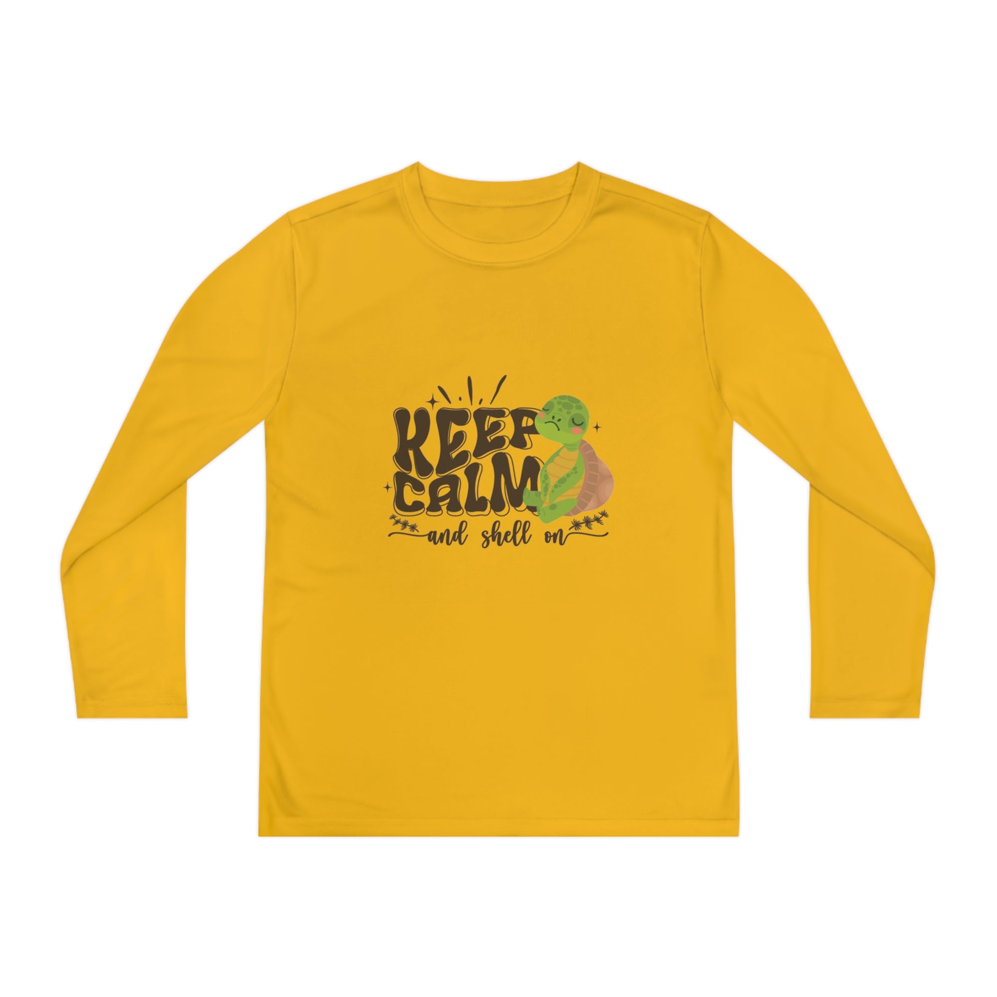 Youth Long Sleeve Competitor Tee - Keep Calm and Shell On