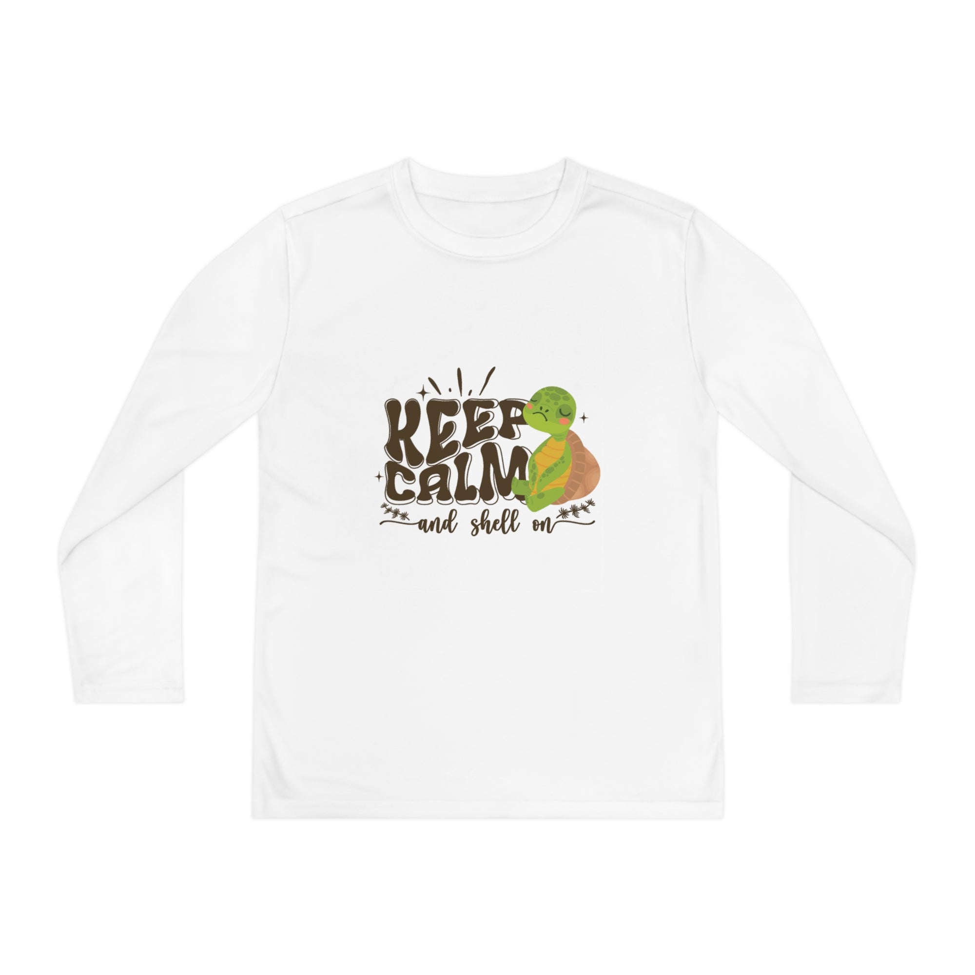 Youth Long Sleeve Competitor Tee - Keep Calm and Shell On