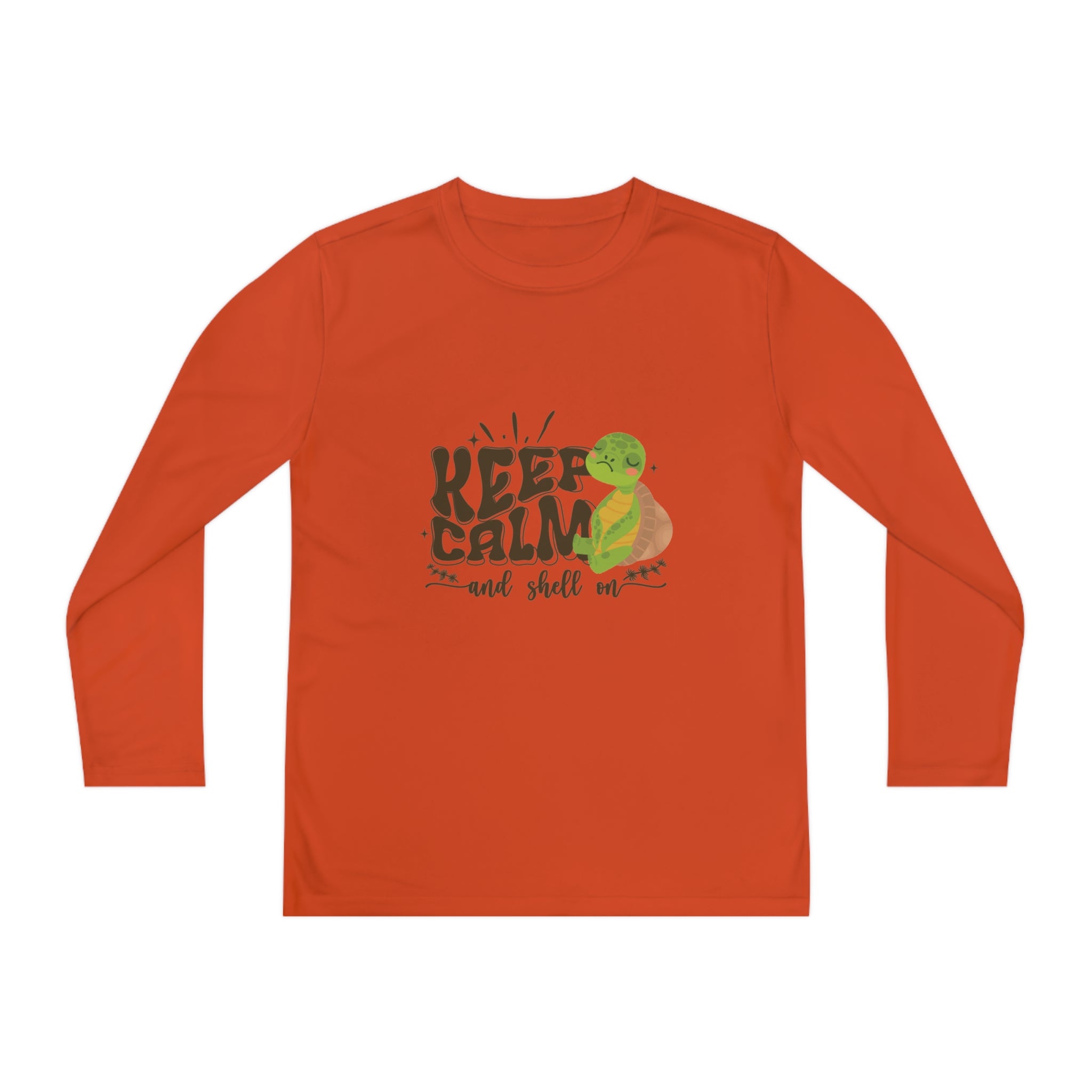 Youth Long Sleeve Competitor Tee - Keep Calm and Shell On