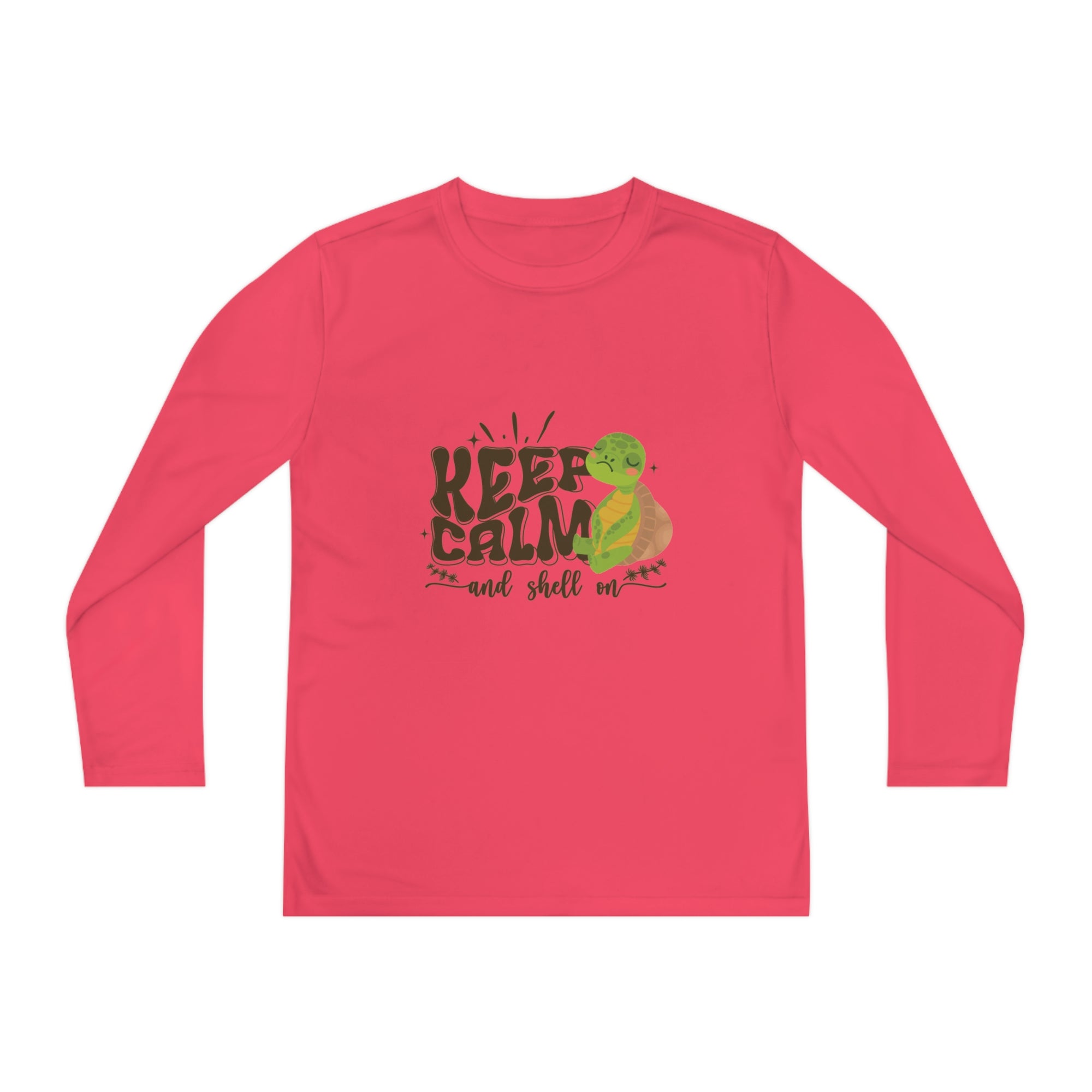 Youth Long Sleeve Competitor Tee - Keep Calm and Shell On