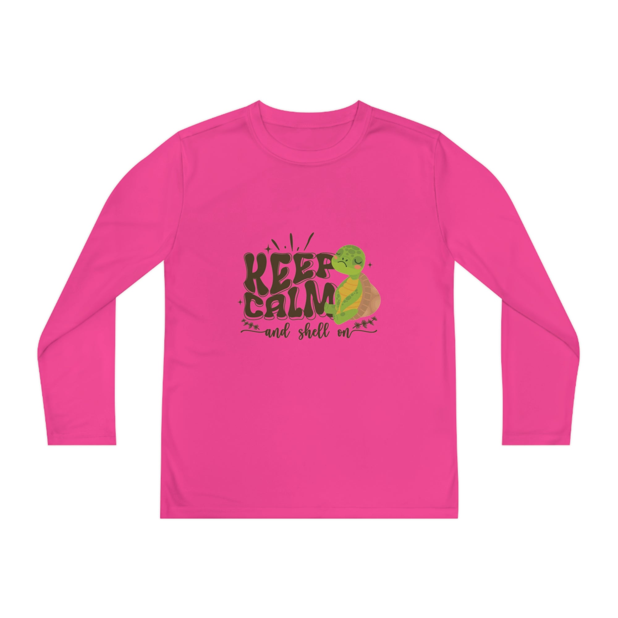 Youth Long Sleeve Competitor Tee - Keep Calm and Shell On