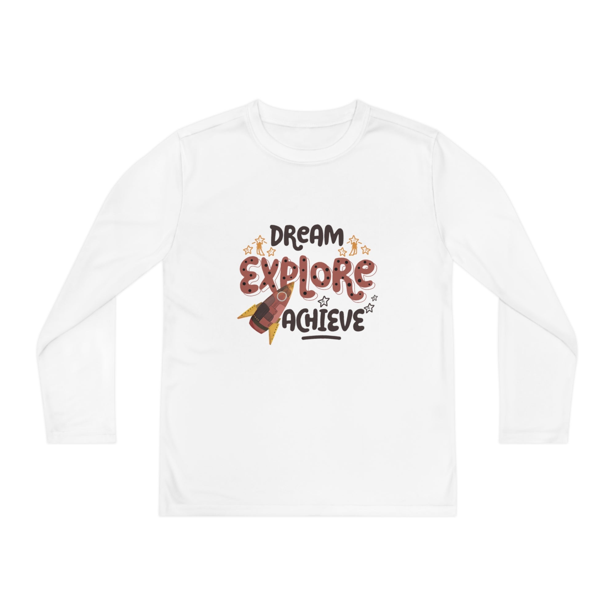 Youth Long Sleeve Competitor Tee - Dream, Explore, and Achieve