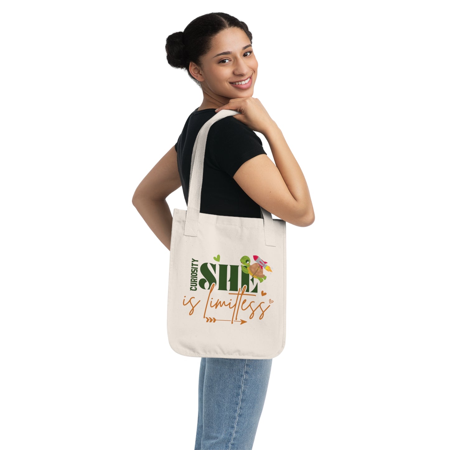 Organic Canvas Tote Bag - Limitless