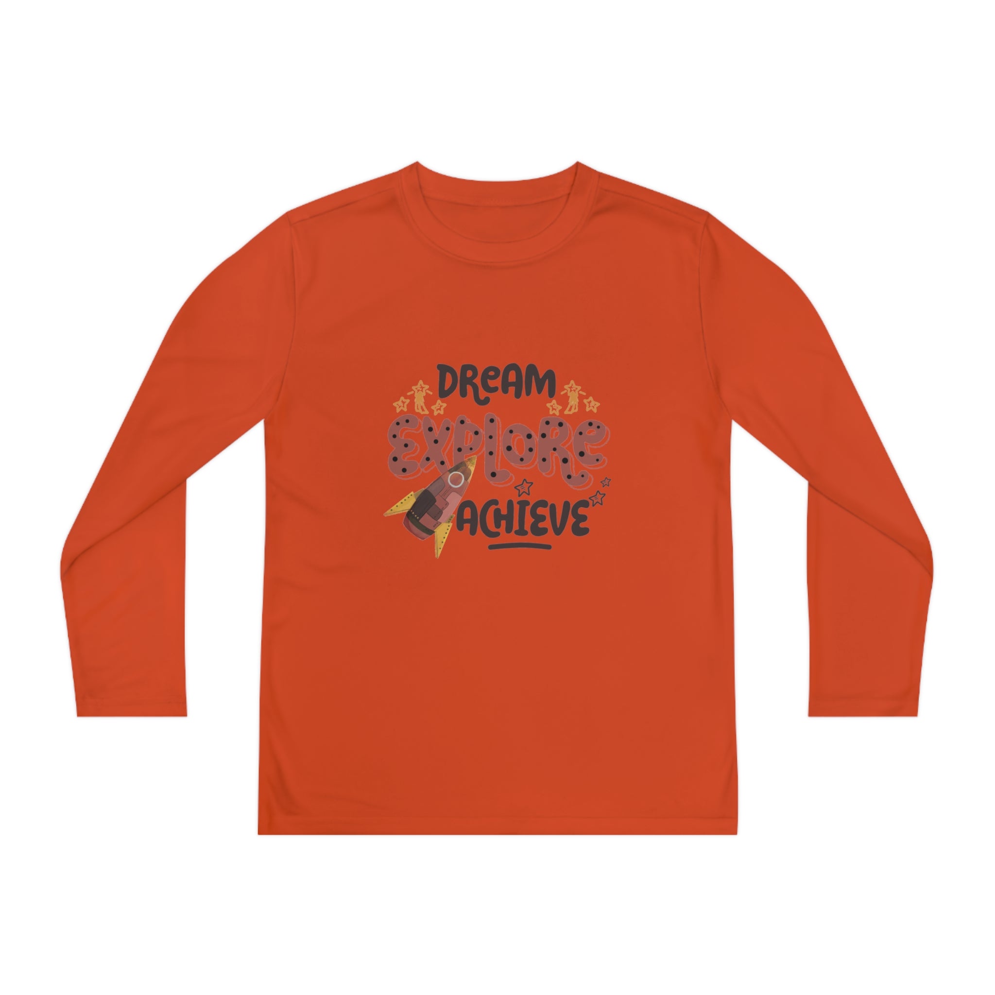 Youth Long Sleeve Competitor Tee - Dream, Explore, and Achieve