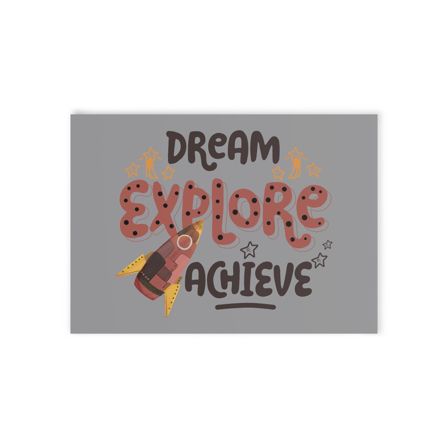 Holiday Cards (Two-sided print) - Dream, Explore, and Achieve
