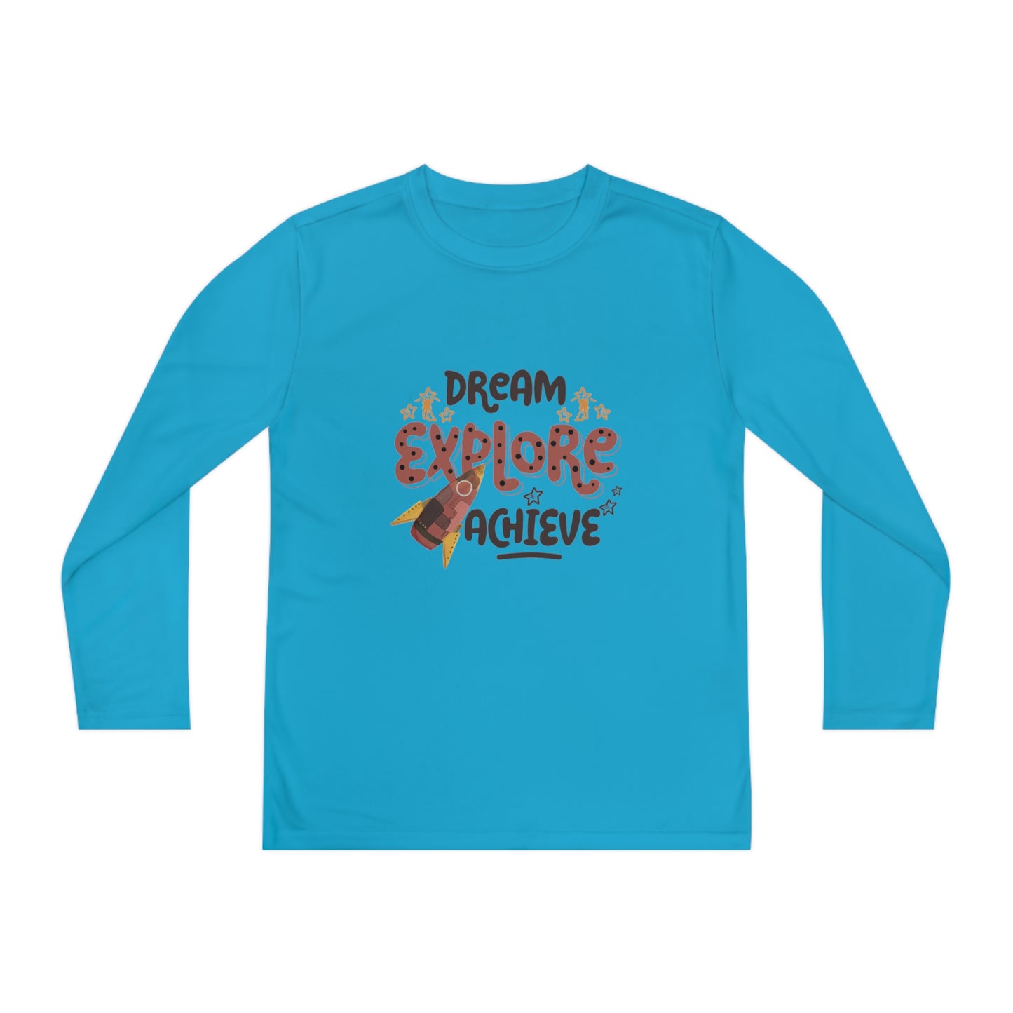 Youth Long Sleeve Competitor Tee - Dream, Explore, and Achieve