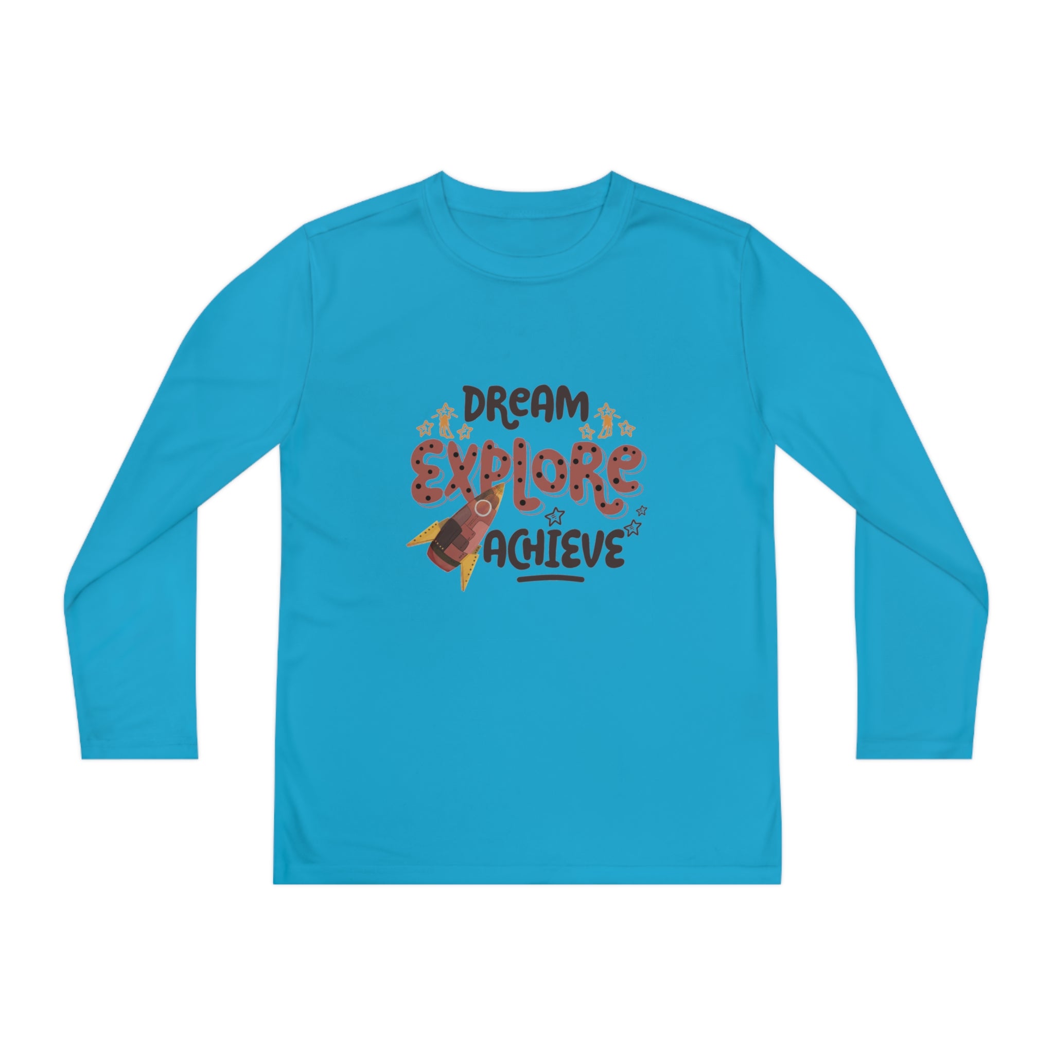 Youth Long Sleeve Competitor Tee - Dream, Explore, and Achieve