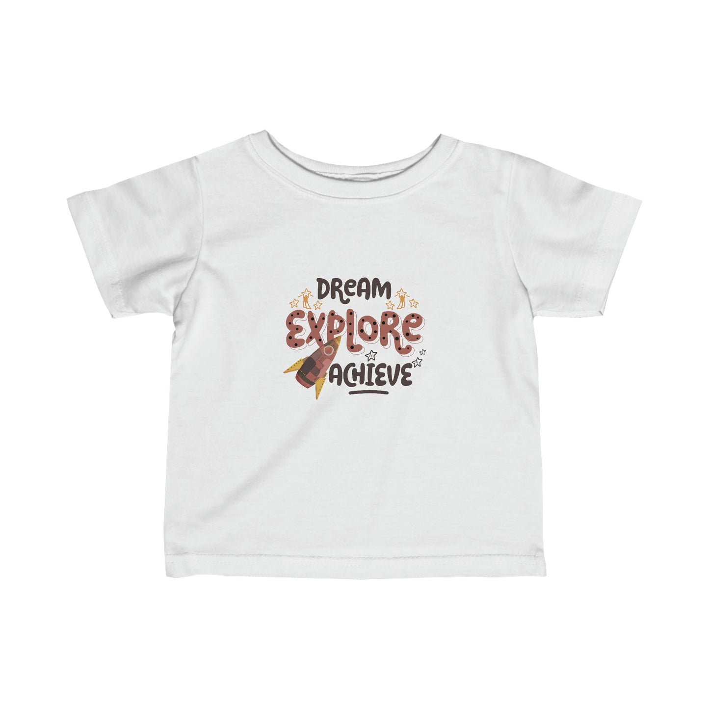Infant Fine Jersey Tee - Dream, Explore, and Achieve
